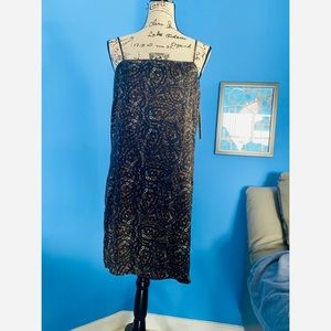 BOGO Gianni Bini satin  flower slip dress 8 NWTS